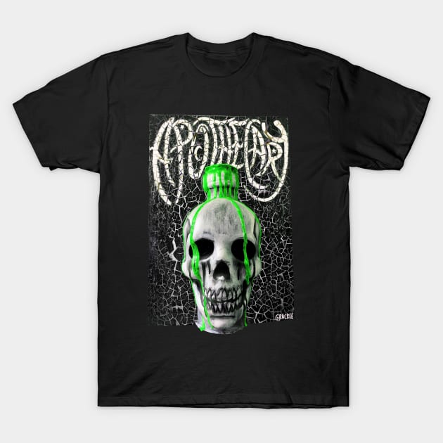 Apothecary Storefront T-Shirt by Jan Grackle